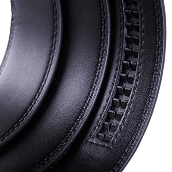 Mens Leather Ratchet belt 1 3/8 inch ,micro adjustable - Picture 6 of 8